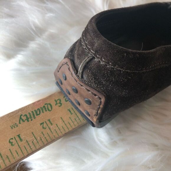 Tod's Brown Suede Driving Moccasin Loafers Slip-on 7.5 8.5 US‎ - Picture 8 of 12